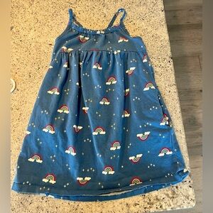 Hanna Andersson dress rainbows girls size 5